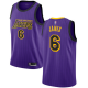 Los Angeles Lakers #6 LeBron James Purple NBA Swingman City Edition 2018/19 Jersey