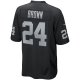 Men's Las Vegas Raiders Willie Brown Nike Black Game Retired Player Jersey