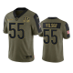 Cincinnati Bengals Logan Wilson Olive 2021 Salute To Service Men's Limited NFL Jersey