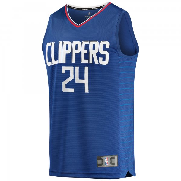 Men's LA Clippers Norman Powell Fanatics Royal Fast Break Replica Jersey - Icon Edition