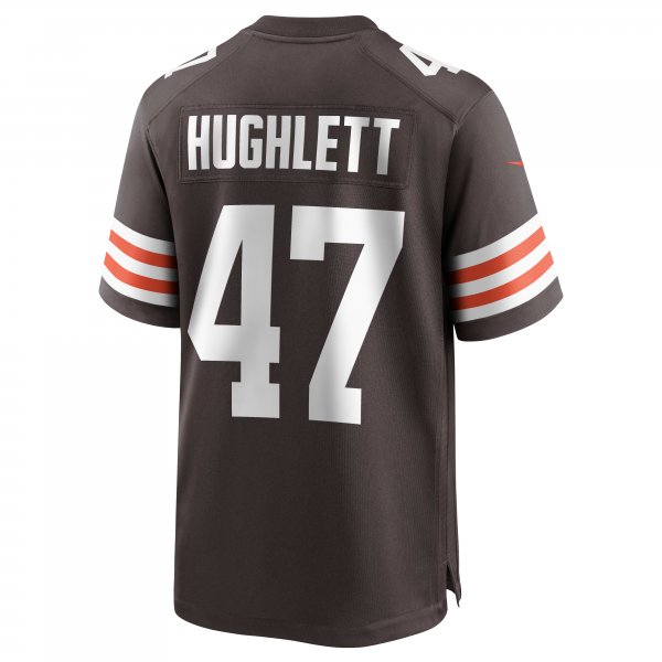 Men's Cleveland Browns Charley Hughlett Nike Brown Game Jersey