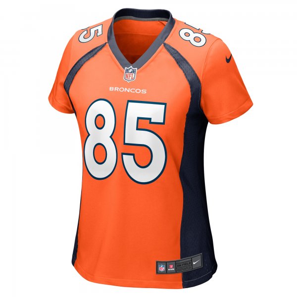 Women's Denver Broncos Lucas Krull Nike  Orange Team Game Jersey