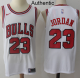 Men's Nike Chicago Bulls #23 Michael Jordan White Association Edition NBA Jersey