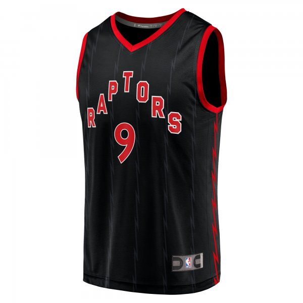 Men's Toronto Raptors RJ Barrett Fanatics Black Fast Break Player Jersey - Statement Edition