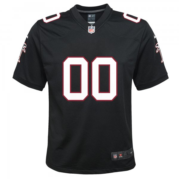 Youth Atlanta Falcons Nike Black Throwback Custom Game Jersey