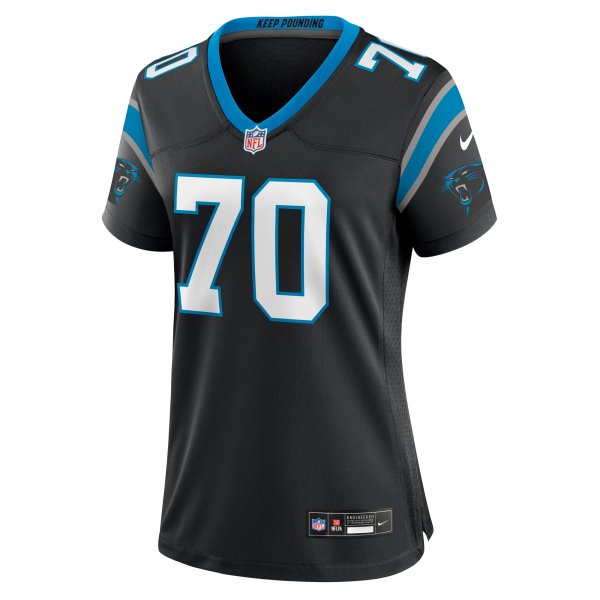 Women's Carolina Panthers Brady Christensen Nike Black Team Game Jersey