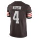 Men's Cleveland Browns Deshaun Watson Nike Brown Vapor Limited Jersey