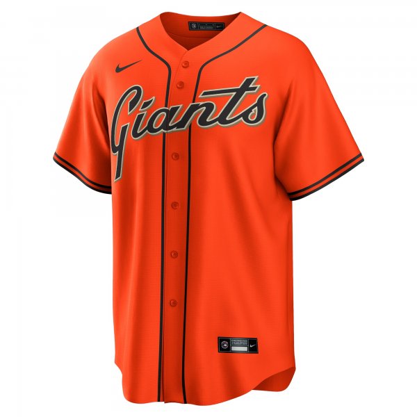 Men's San Francisco Giants Nike Orange Alternate Replica Team Jersey