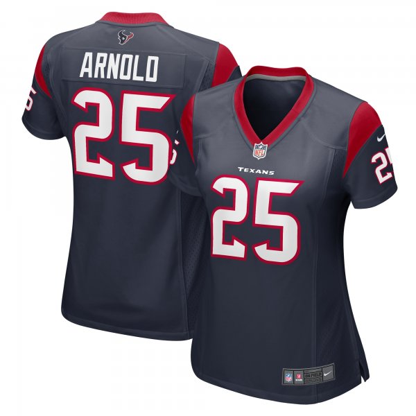 Women's Houston Texans Grayland Arnold Nike  Navy Team Game Jersey