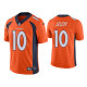 Men's #10 Jerry Jeudy Denver Broncos Orange 2020 NFL Draft Vapor Limited Jersey