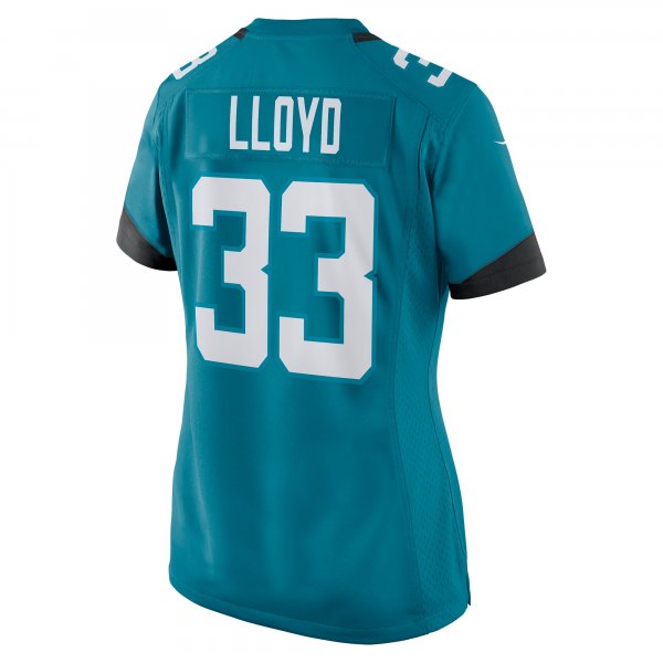 Women's Jacksonville Jaguars Devin Lloyd Nike Teal Player Game Jersey